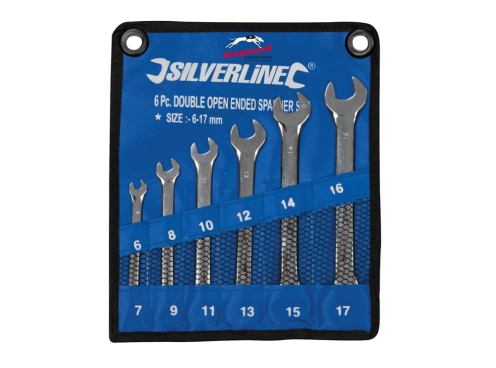 Picture of Double Open Ended Spanner Set 6-17mm